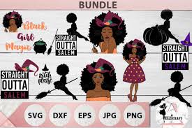 Choose from hundreds of free halloween wallpapers. Bundle 10 Halloween Afro Women Graphic By Elzicraft Creative Fabrica