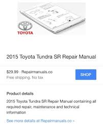We have the following 2002 toyota tundra manuals available for free pdf download. Repair Manual For Gen 3 Tundra Toyota Tundra Forum