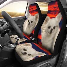 Chihuahua Dog Print Car Seat Covers Chihuahua Dogs Chihuahua Carseat Cover