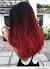 Sew In Red And Black Weave