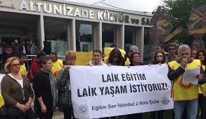 Savaş, afet ve yoksulluk olan tüm ülke ve bölgelerde faaliyetler yürütür. Ogretmenlerden Ihh Meb Isbirligine Protesto