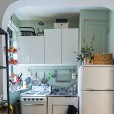 cooking in a tiny kitchen