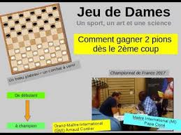 Règles du jeu de dames. Jeu De Dames Comment Gagner Des Le 2eme Coup Youtube