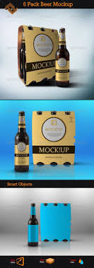 All free mockups consist smart object for easy edit. 6 Pack Beer Mockup Packaging Mockup Mockup Beer Bottle Template