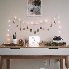 Hammered Metal Moon Cycle Banner Cute Room Decor Cute Office Decor Dorm Room Decor
