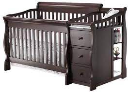 Sorelle Tuscany 4 In 1 Convertible Crib Black Baby Cribs Baby Cribs Crib With Changing Table