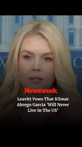 While briefing reporters, Karoline Leavitt said that Kilmar Abrego Garcia  would never live in the US. Garcia, a Maryland father, was wrongly deported  to El Salvador.
