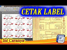 Artikel wikihow ini mengajarkan cara menyetel dan mencetak templat untuk satu atau beberapa label menggunakan microsoft word. Cetak Kertas Label Gampang Begini Caranya Youtube