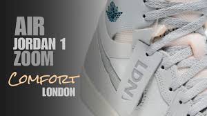 Iridescence is the new stylistic path that is already present on the jordan 1 in the. London Air Jordan 1 Zoom Comfort Detailed Look Youtube