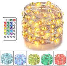 Led lights and incandescent cannot be used on the same run, so make sure not to get them mixed up. Amazon Com Asmader Led Fairy Lights Battery Powered Multi Color Changing String Lights With Remote Control Waterproof Decorative Silver Wire Lights 16ft 50leds For Bedroom Patio Indoor Party Garden 16 Colors