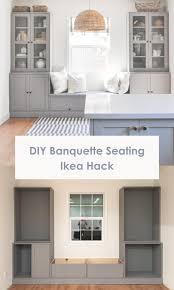 Ikea kitchen cabinets are the perfect storage solution for a cool, clean, and organized home. Diy Ikea Banquette Seating Built In Ikea Havsta Hack Hydrangea Treehouse