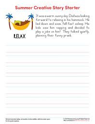 summer creative story starter 24 primarylearning org
