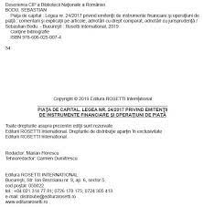 And paul r.b.() us drug control policies: PiaÈ›a De Capital Legea Nr 24 2017 Privind EmitenÈ›ii De Instrumente Financiare È™i OperaÈ›iuni De PiaÈ›Äƒ Lege5 Ro