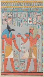 Lancelot Crane The King With Anubis Tomb Of Haremhab New Kingdom Ancient Egypt Art Egyptian Art Ancient Egyptian Art