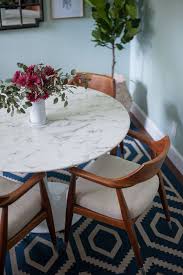 Lexmod Lippa 47 Artificial Marble Dining Table In White Tulip Dining Table Marble Dining Dining Table