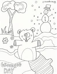 Click on any groundhog day picture above to start coloring. Groundhog Day Coloring Pages Doodle Art Alley