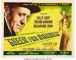 Green for Danger (Eagle Lion, 1946). Lobby Card Set of 8 (11" X