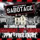Sabotage @ The Lincoln Arms event image