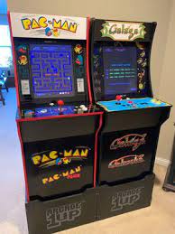 Double fifteen color dot dominoes game in a tin. Pacman Arcade Machine Arcade1up 4ft Walmart Com Walmart Com