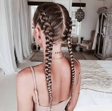 This braid looks amazing and makes people guess how you made it. Double Braid Cute Braids And Perfection Image 6790275 On Favim Com