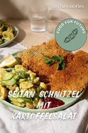 Hanna Macht Seitanschnitzel Mit Kartoffelsalat Kitchen Stories Rezept Rezept Vegane Rezepte Gesund Rezepte Rezepte Zum Abendessen