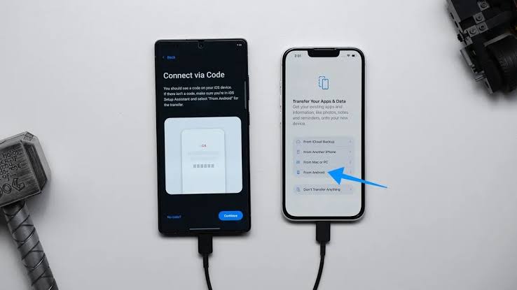 Using a USB-C cable can significantly speed up the transfer process., AI generated