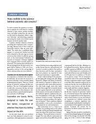 science behind cosmetic skin creams