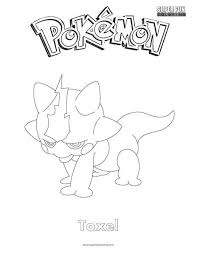 Also look at our large collection of cartoon coloring pages for preschool, kindergarten and grade school children. Toxel Pokemon Coloring Page Super Fun Coloring