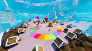 You were able to get free cosmetics by playing zone wars, as well as having the ability to buy two all new reskinned skins. Losh S Candyland Zone Wars Zone Wars Map By Losh Fortnite Creative Island Code