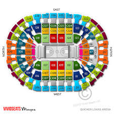 quicken loans arena concerts seating guide for live music