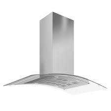 Kitchen exhaust range hood manufacturers & wholesalers. Futuro Futuro Acqualina Glass 42 Inch Island Mount Range Hood Contemporary Curved Steel Glass Led Ultra Quiet W Blower Buy Online In Bahamas At Bahamas Desertcart Com Productid 25076062