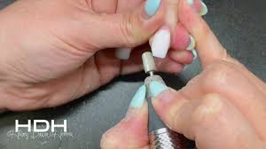 How to videos, acrylic nails designs. Shaping Nails Square To Almond Youtube