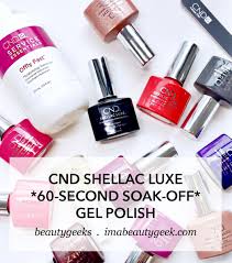 Cnd Shellac Luxe A Speedy Salon Mani With A 60 Second Soak