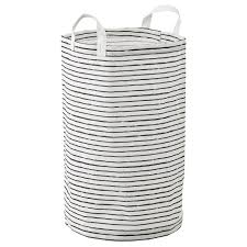 Klunka Laundry Bag White Black Ikea In 2020 Laundry Bag Kids Storage Furniture Ikea
