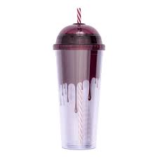 Hershey S Plastic Tumbler Cup With Straw