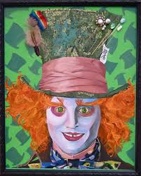 Mad Hatter Painting by Peggy Dembicer