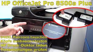 Officejet pro 8500 a909a treiber. Hp Officejet Pro 8000 8500a Plus Druckprobleme Druckkopf Und Patronen Youtube