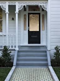 a major refurbishment turns a traditional villa into something much more interesting facade house victorian front doors house paint exterior