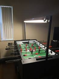 Warrior Table Soccer Foosball Light Fixture Sleek Design Mounting Kit Soccer Table Foosball Foosball Table Diy