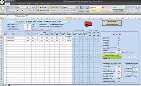 Calculate Size Of Diesel Generator