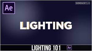After Effects Tutorial Lighting Basics 101 How To Use Lights Youtube