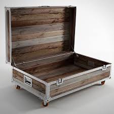Trunk steamer wood chest antique wheeled. Metal Trunk Coffee Table Ideas On Foter