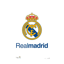 Das kreuz auf blauem grund wird umrahmt von den ehrentiteln: Real Madrid Wappen Poster Stadionshop Com