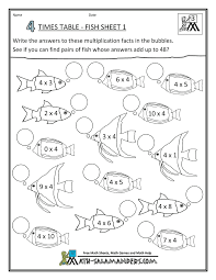 4 times tables games worksheets homework help at super brainy beans