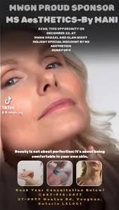 **Introducing MWGN Ghazal and Glam night Sponsor: MS Aesthetics** ✨✨  Holiday Specials at MS Aesthetics! ✨, Treat yourself or someone special  this holiday season with these exclusive offers:, 🎁 Botox: ...