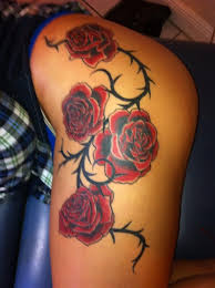 Amazon com nipitshop 1 sheet black rose vine forest. Rose Vine Tattoo On Leg Novocom Top