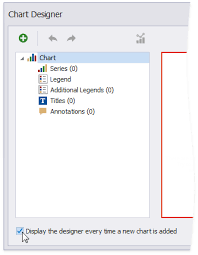 add a chart set up series manually reporting