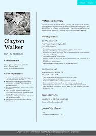 Lead dental assistant and entry level dental assistant. Dental Assistant Resume Samples And Tips Pdf Doc Resumes Bot