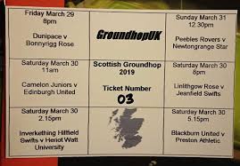 THE66POW: East of Scotland Football League: Groundhop UK 2019