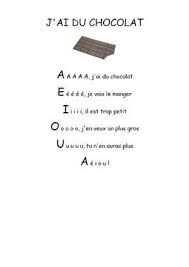 J Ai Du Chocolat Comptine Maternelle Comptine Maternelle Comptines Comptine Alphabet Maternelle